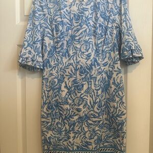 Lilly Pulitzer Blue and White Dress